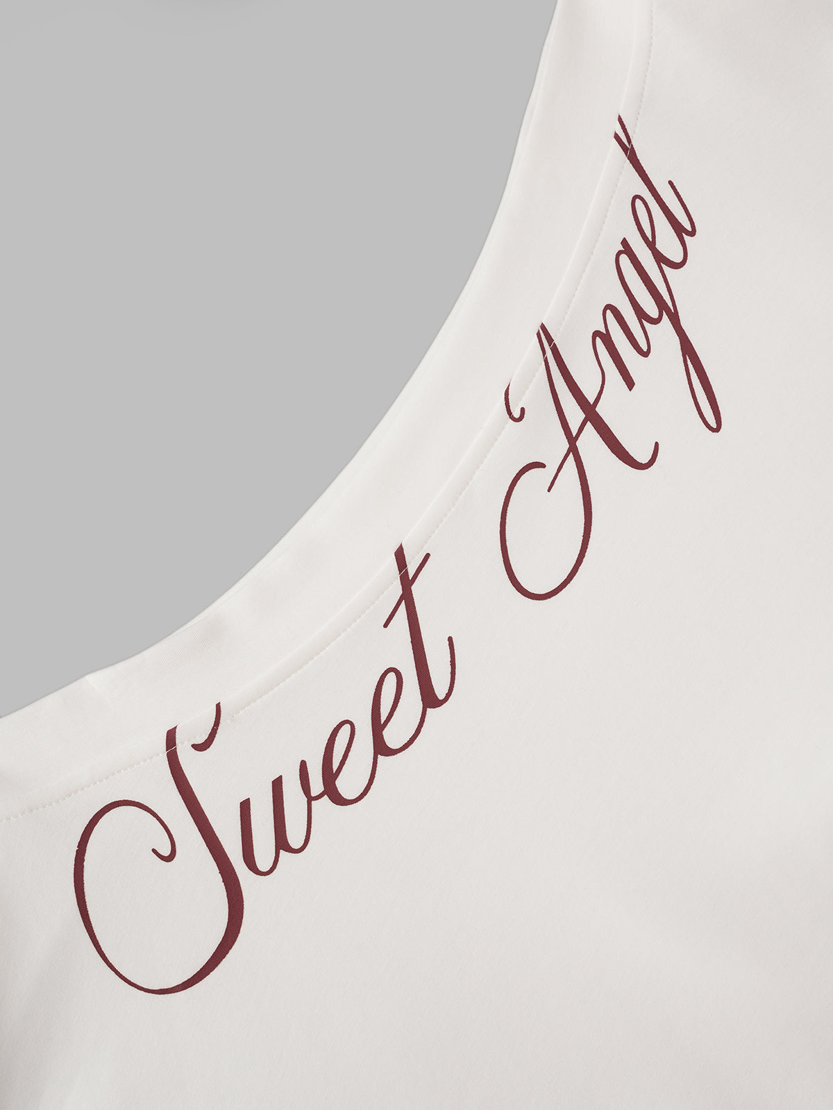 Angel Serve Set Hoodie - White Red