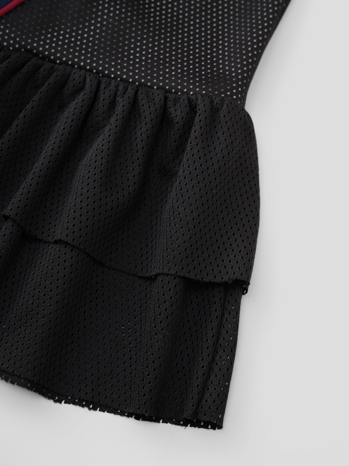 Cheer Captain 86 Mesh Dress - Navy Noir