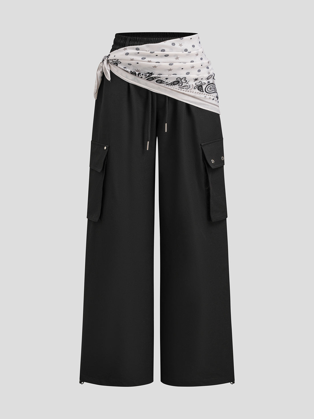 Wrap Trick Cargo Pants - Black Black
