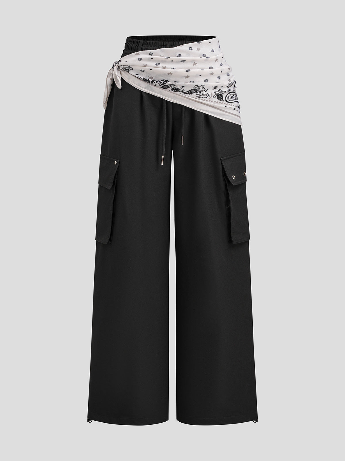 Wrap Trick Cargo Pants - Black Black