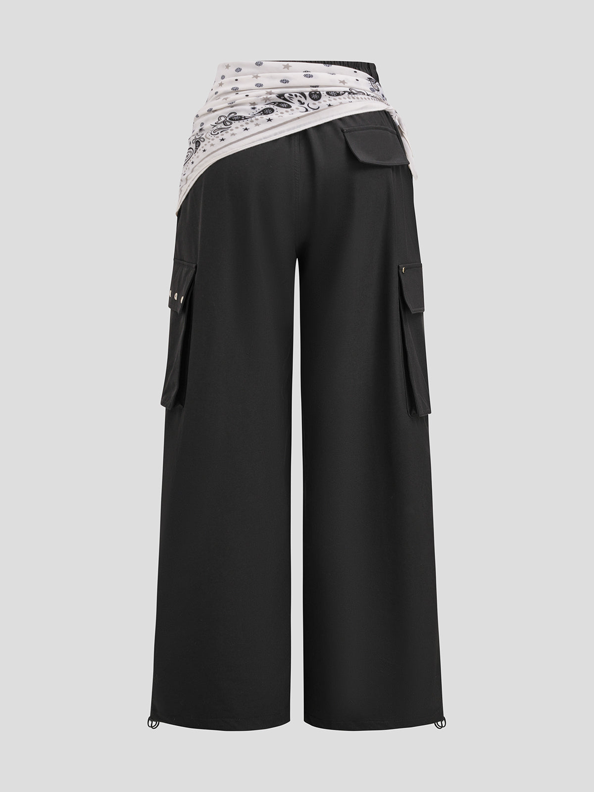 Wrap Trick Cargo Pants - Black Black