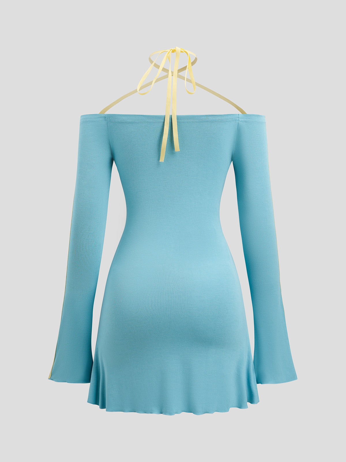 Court Number Three Knit Dress – Sky Blue