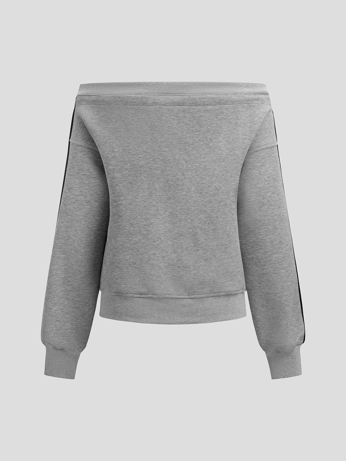 Court Side Offshoulder Jacket - Scholar Grey