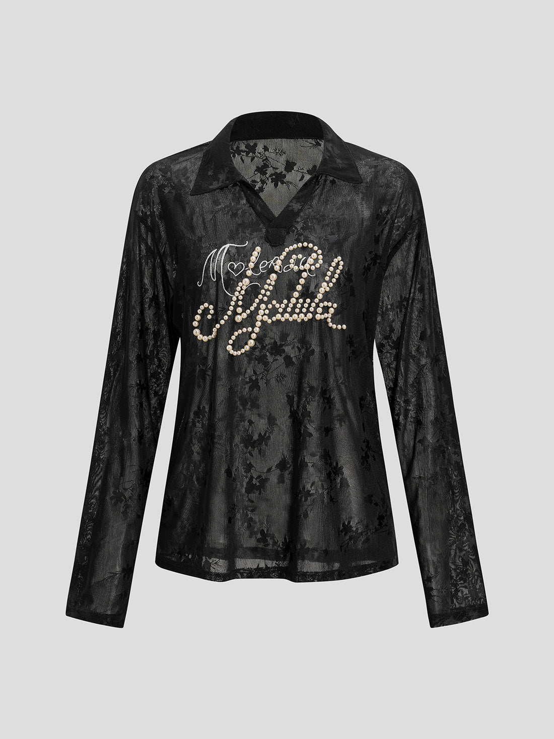 Letter Jam Shirt - Coal Shade