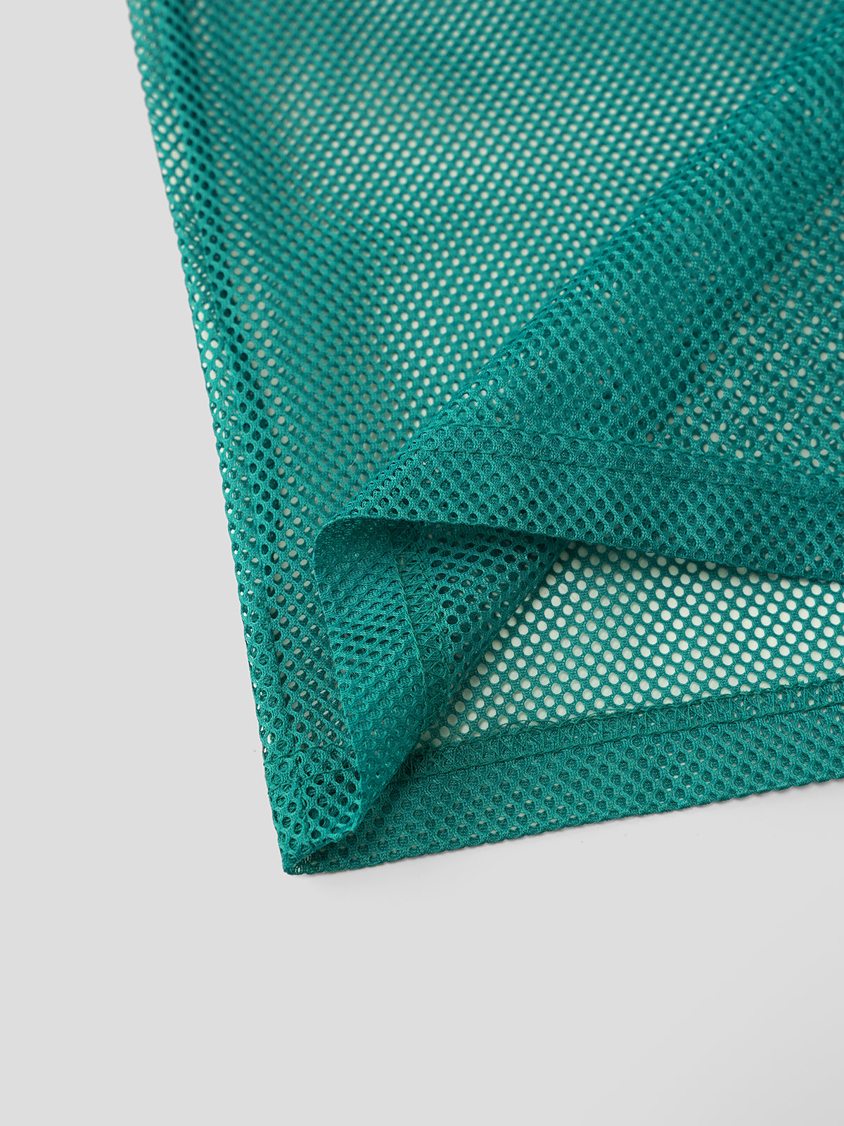 Sheer Varsity Mesh Tee - Acid Green