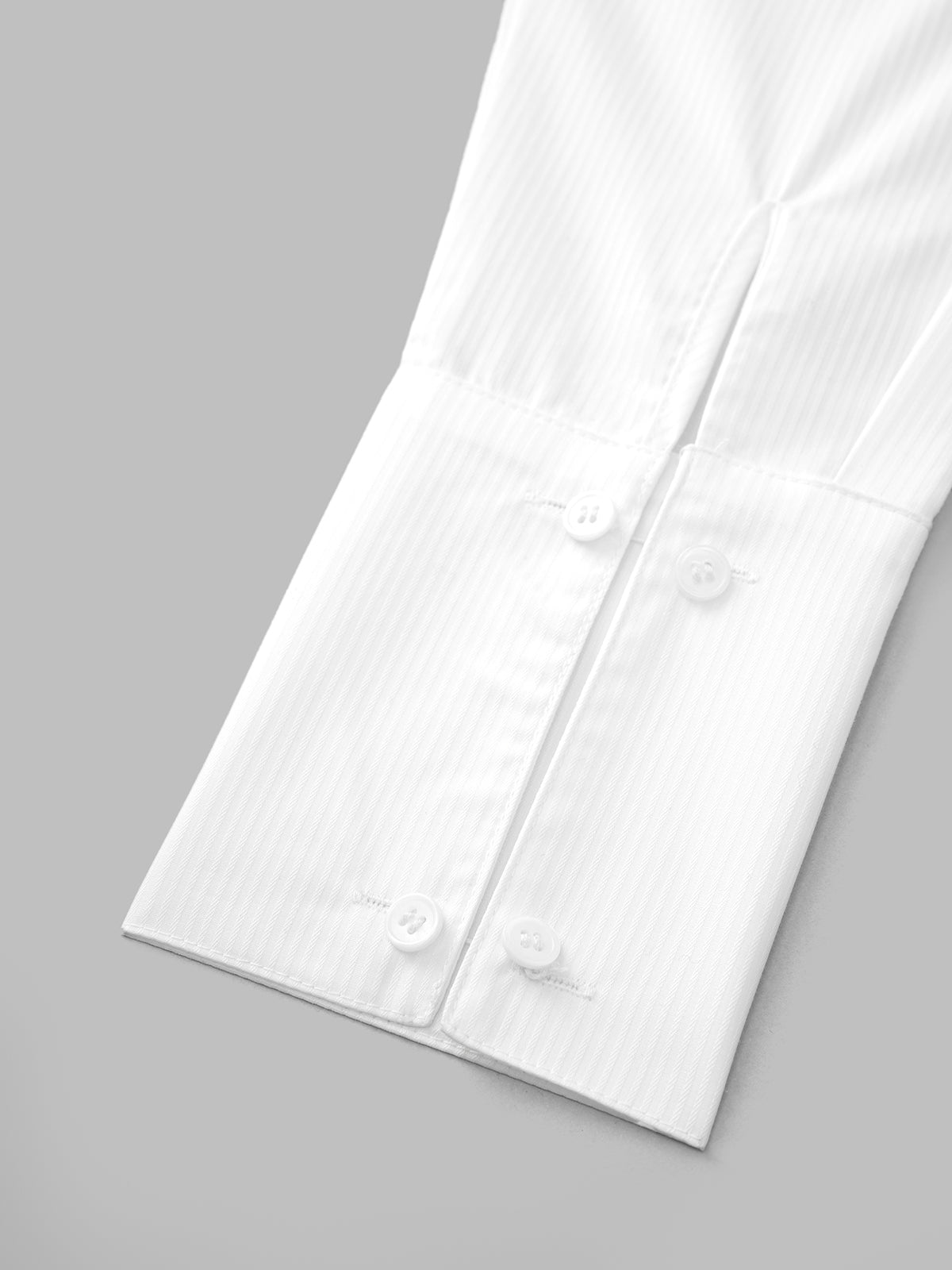 Belted Shift Shirt - White Ink