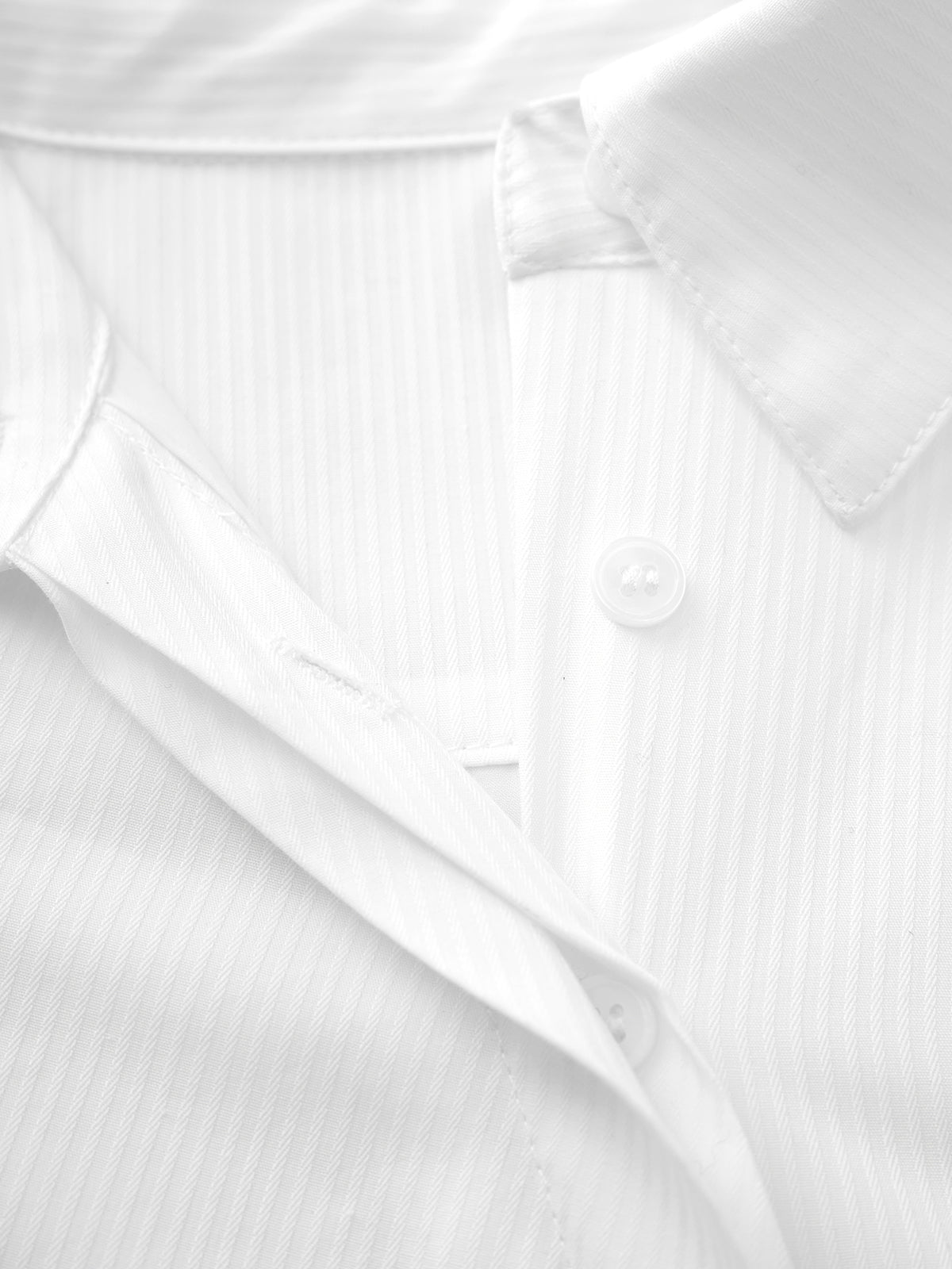 Belted Shift Shirt - White Ink