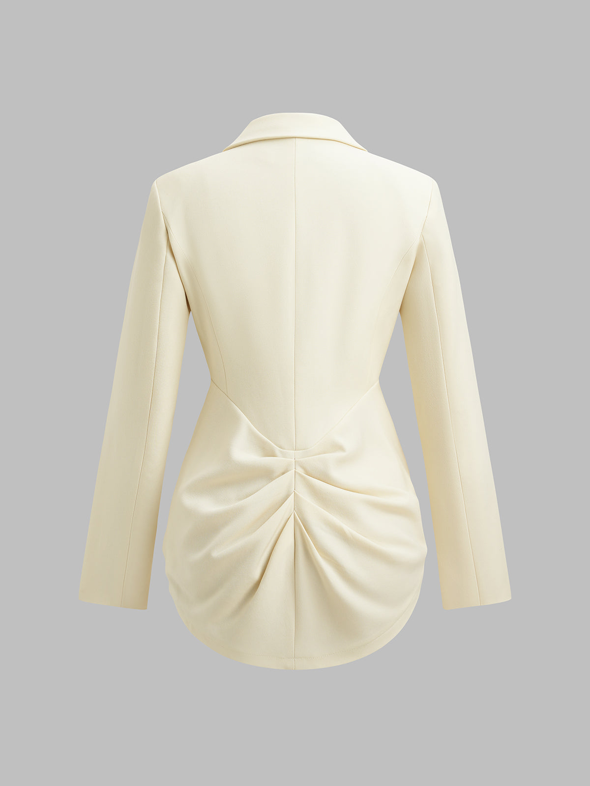 Twist Back Shirt - Cream White