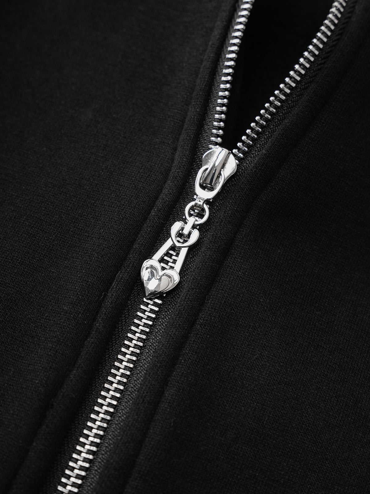 Bunny Luxe Set Zipper Hoodie - Moonlit Shadow
