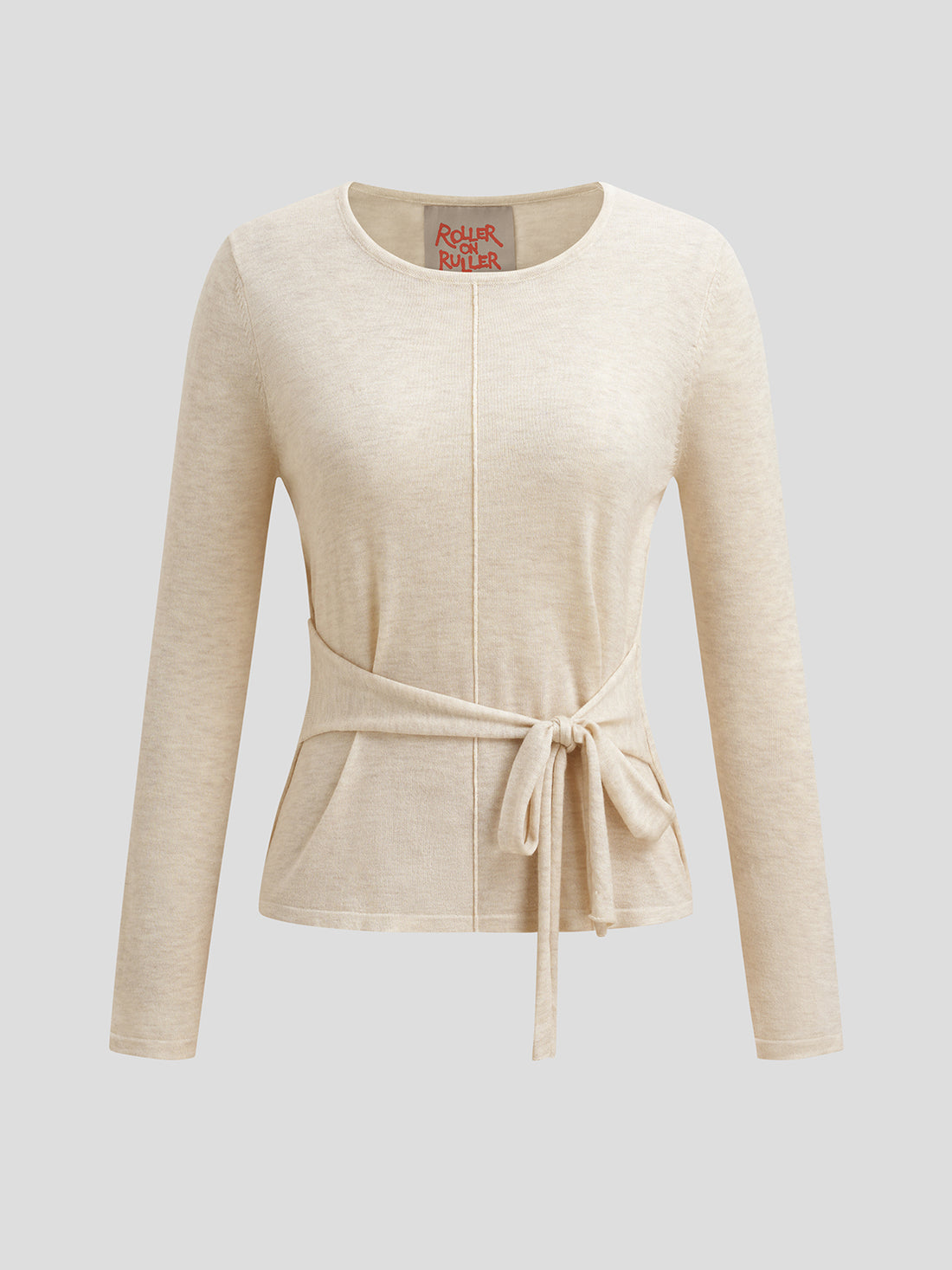 Knot Play Sweater - Oat Beige