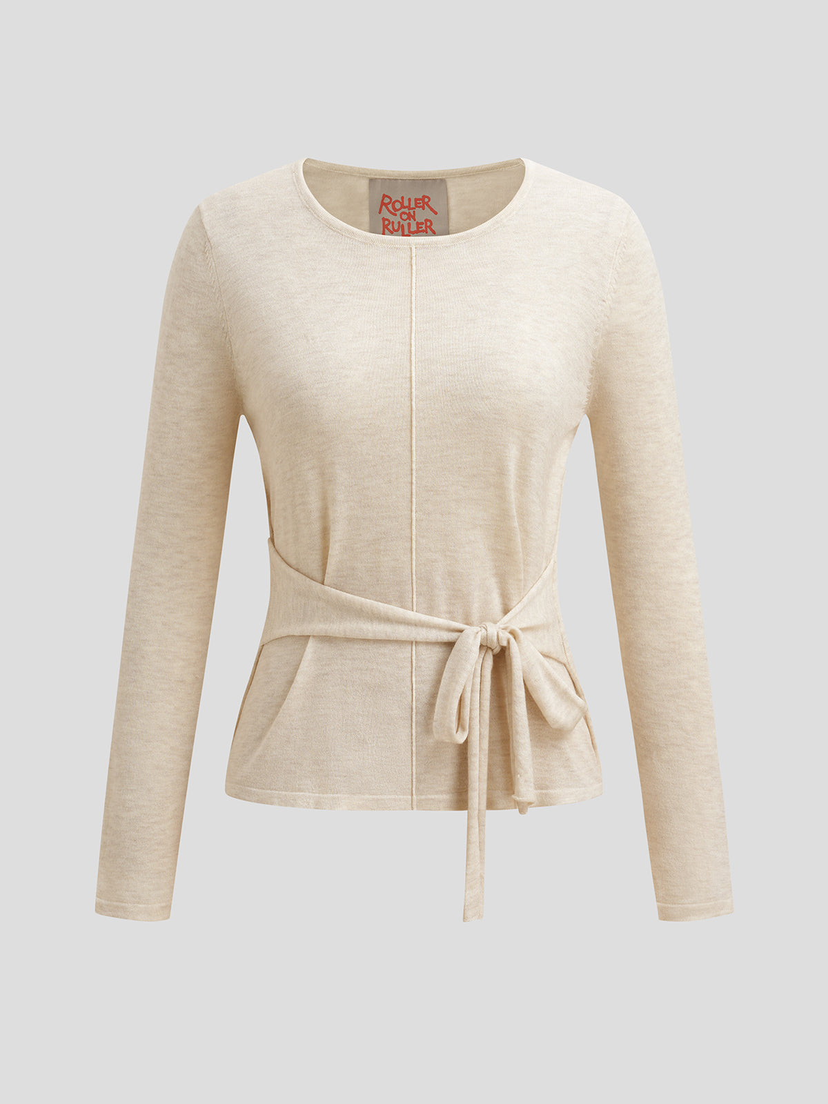 Knot Play Sweater - Oat Beige