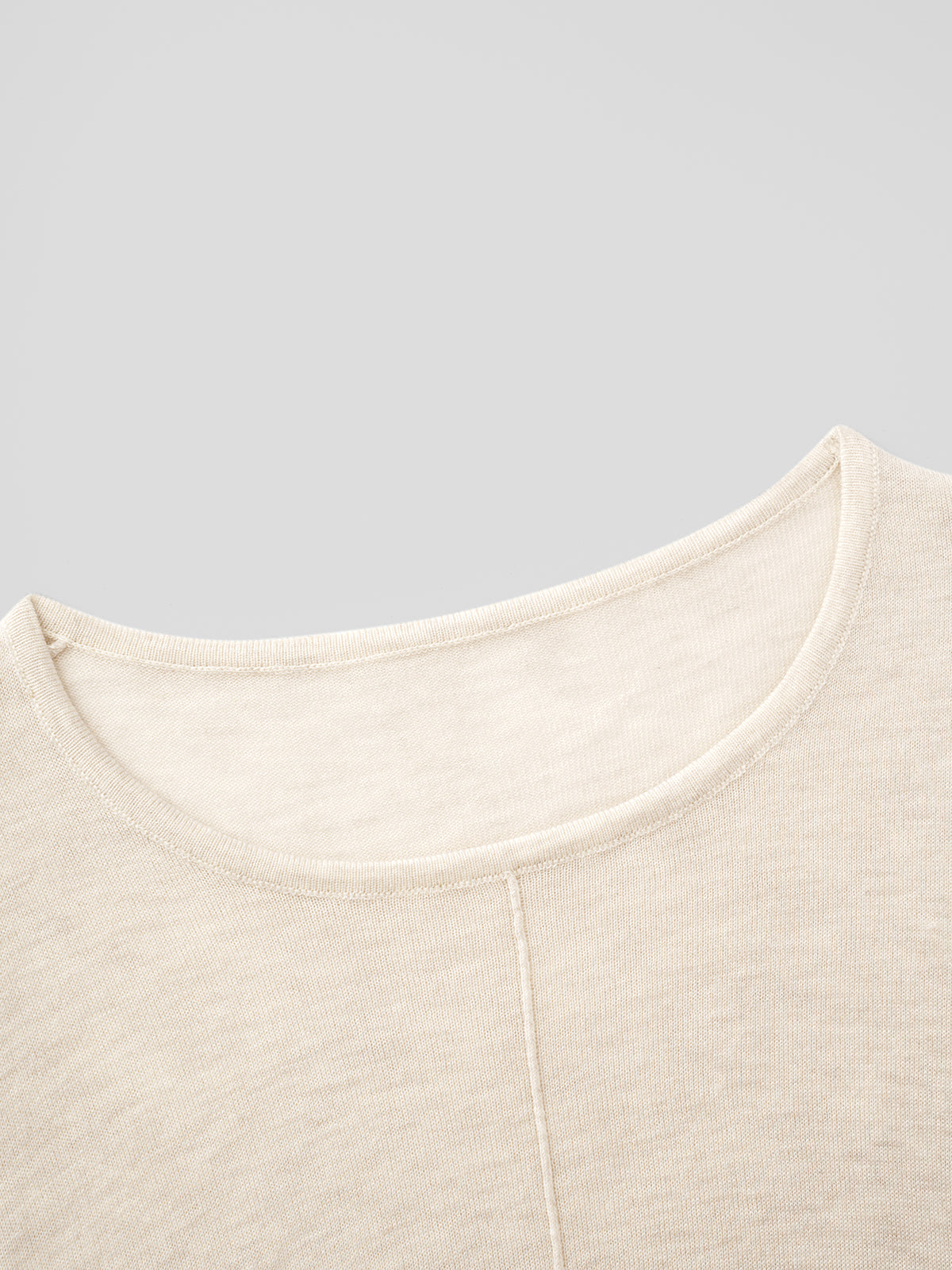 Knot Play Sweater - Oat Beige