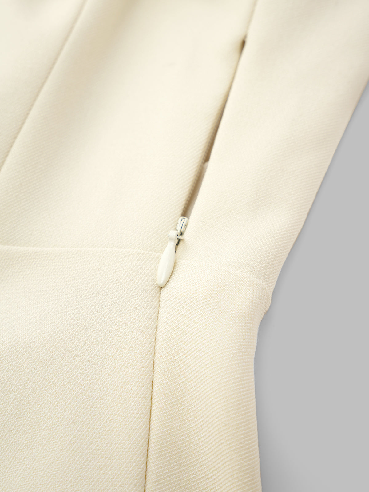 Twist Back Shirt - Cream White