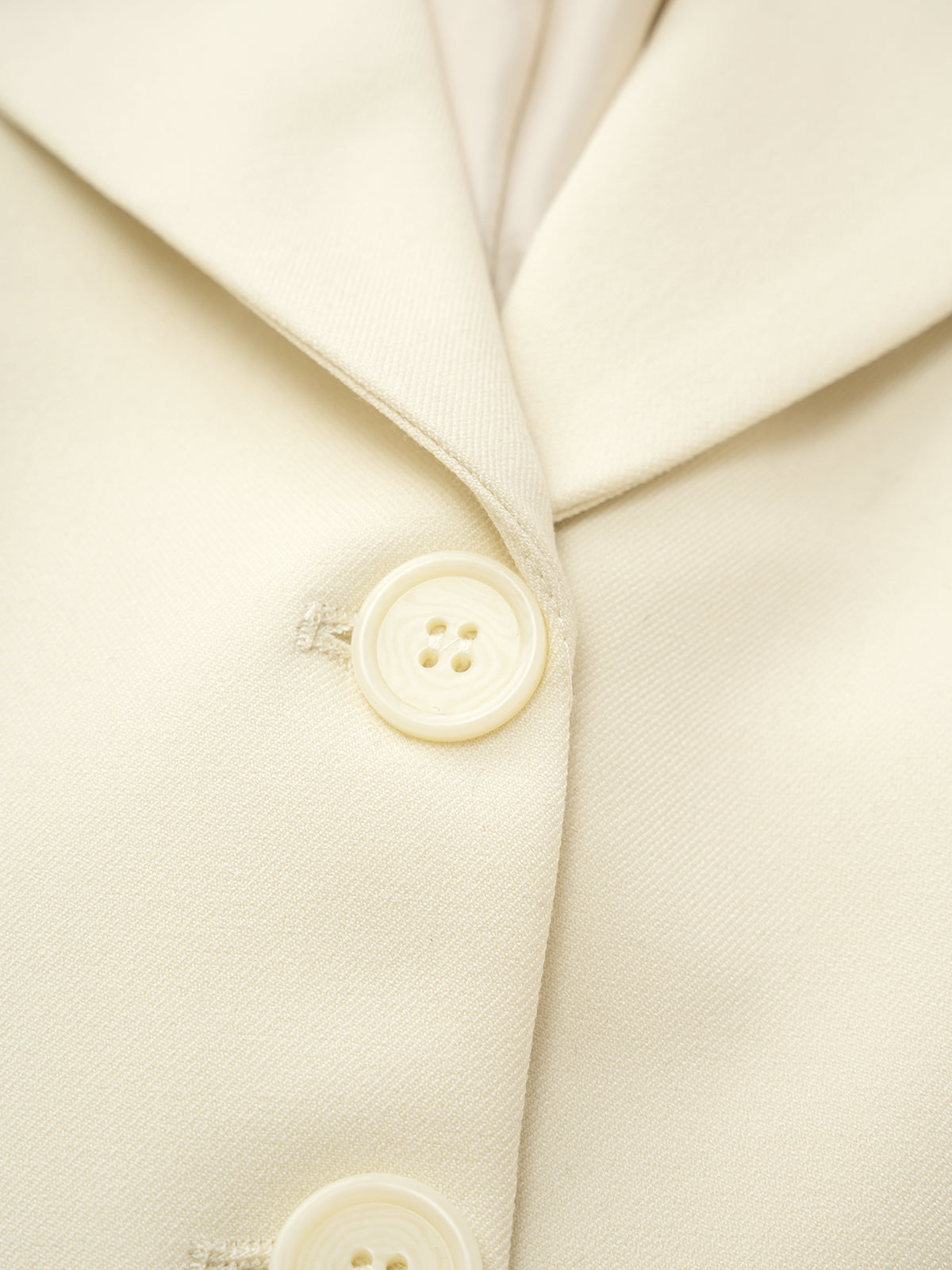 Twist Back Shirt - Cream White