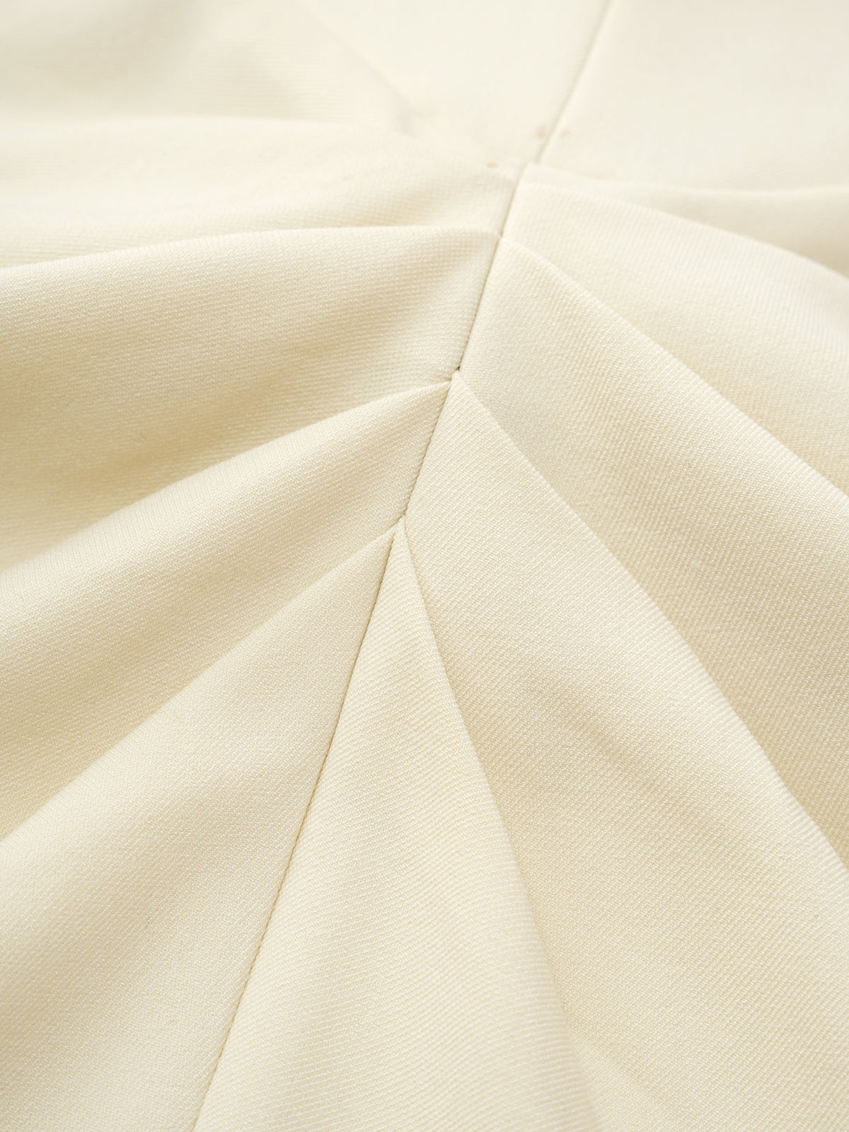 Twist Back Shirt - Cream White