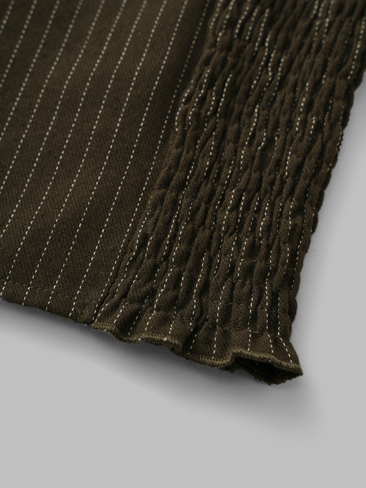 Fold Wing Shirt - Ivory Black