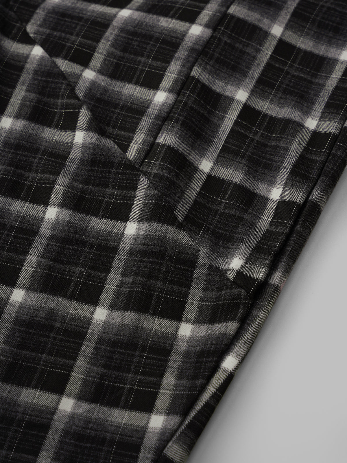 Chalkboard Grid Pants - Black White