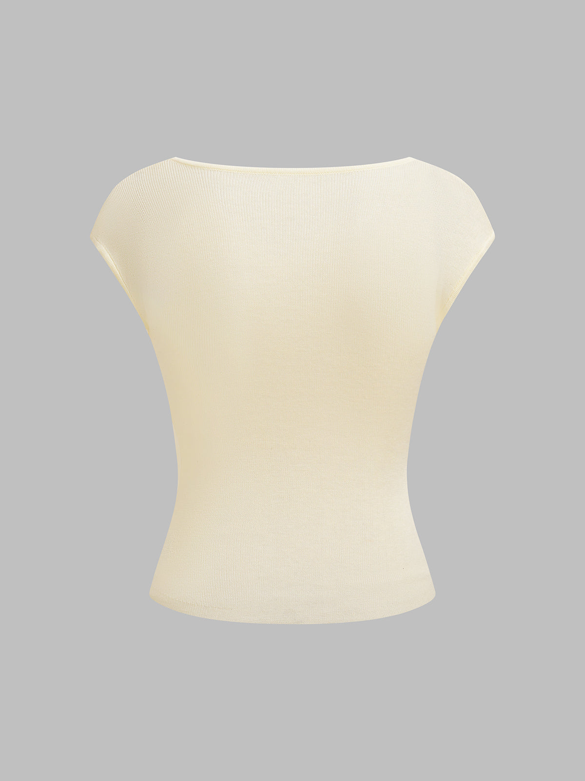 Petal Mark Tee - Cream Beige