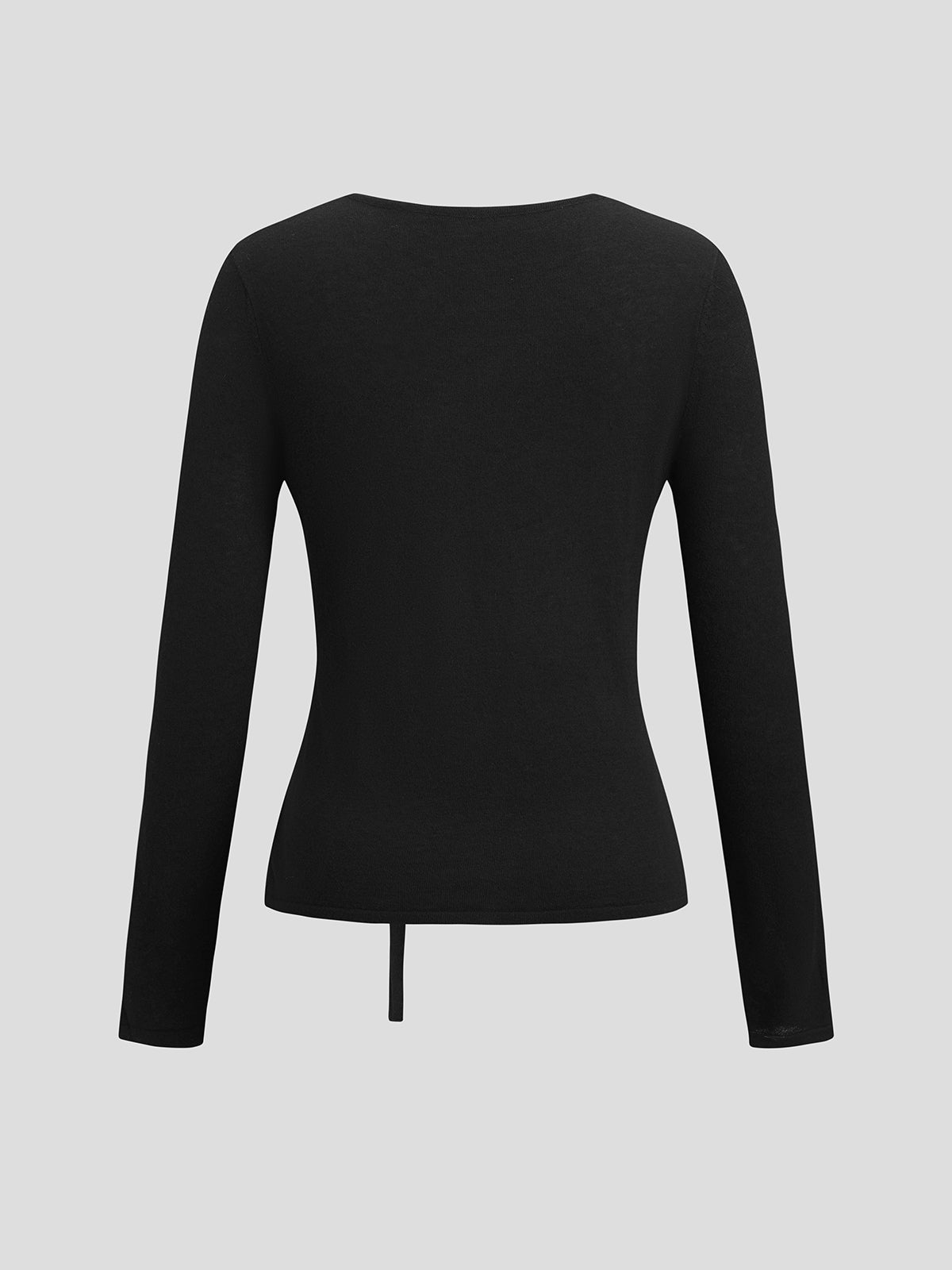 Knot Play Sweater - Office Black