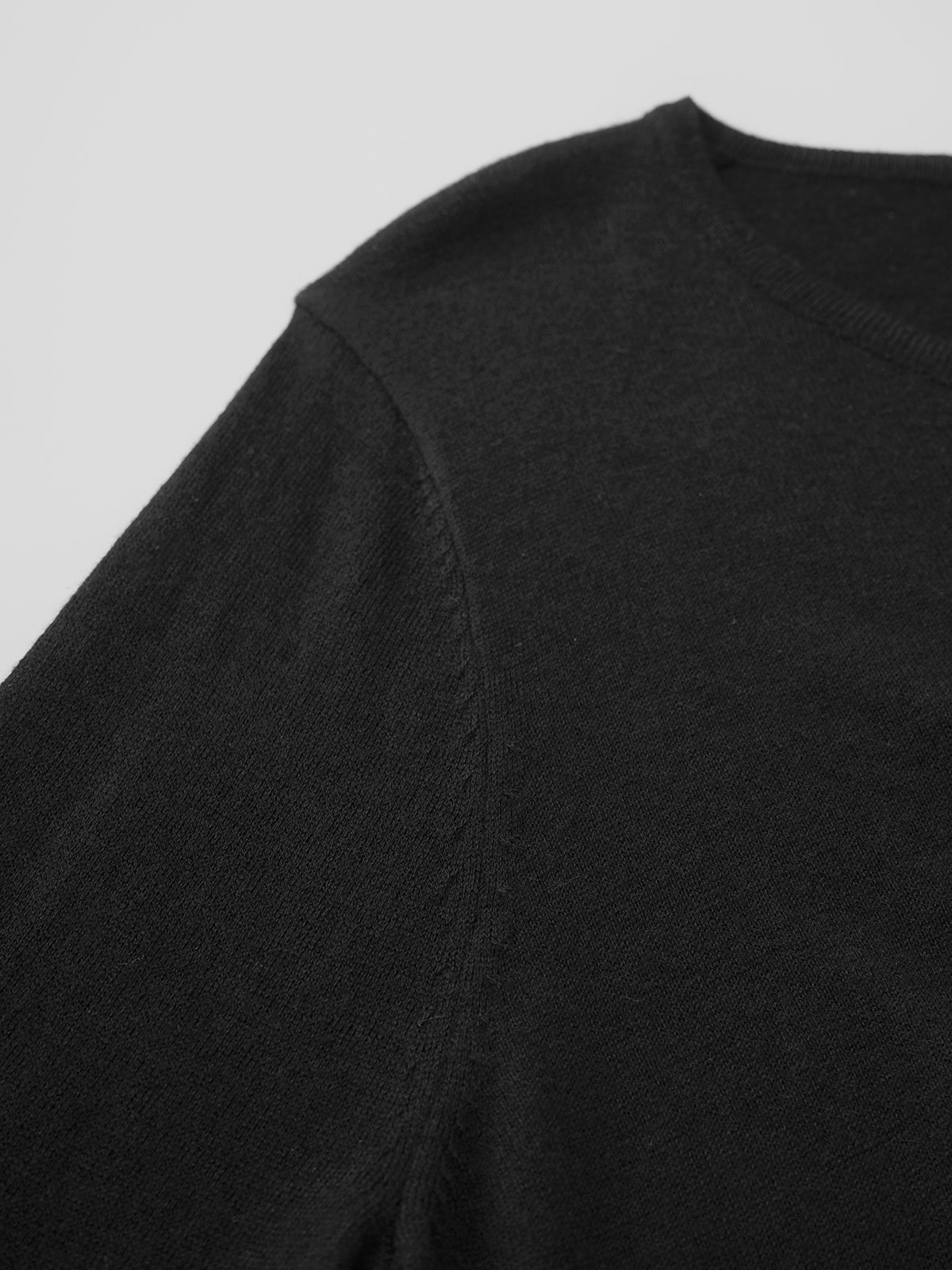 Knot Play Sweater - Office Black