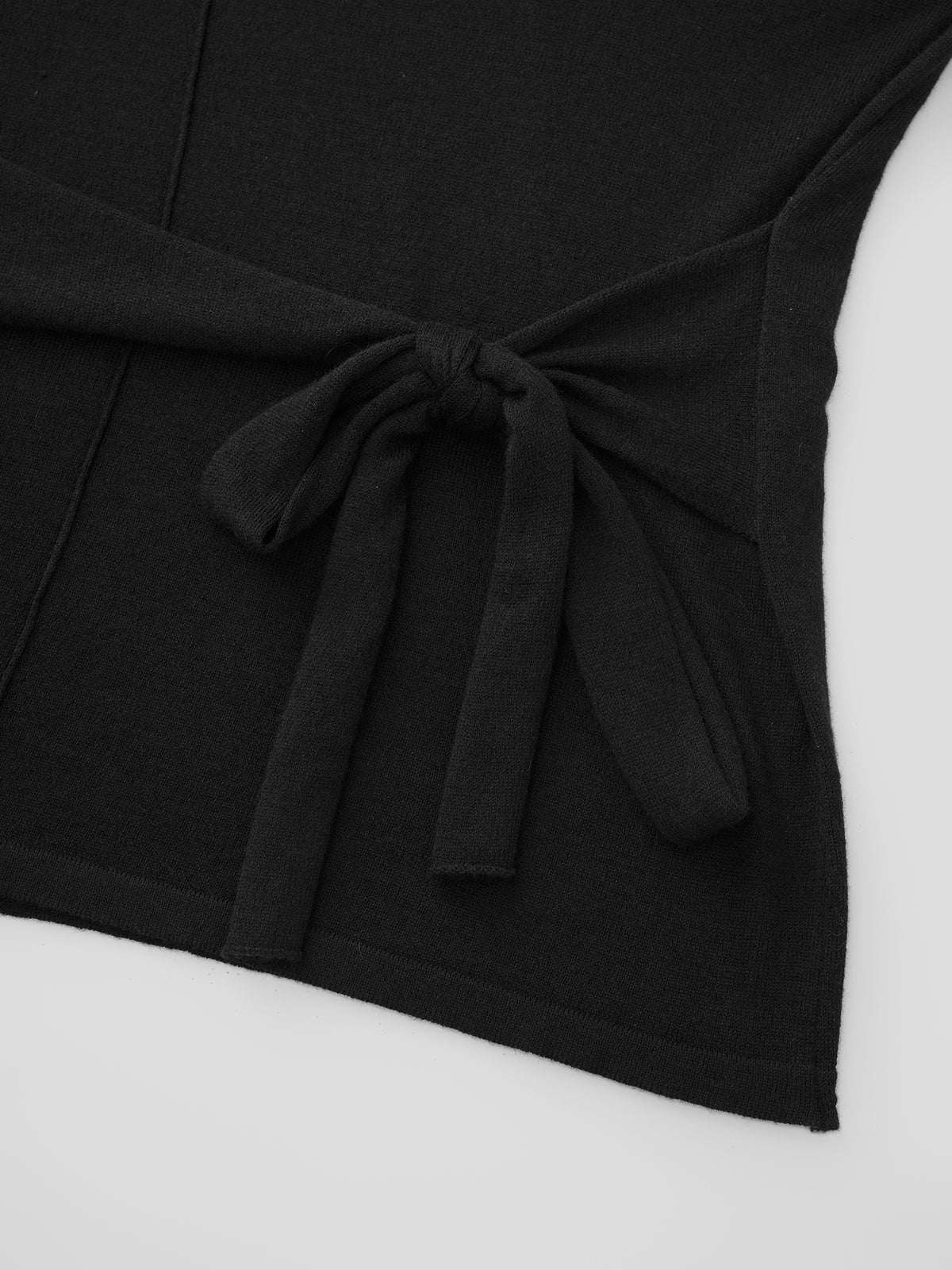 Knot Play Sweater - Office Black