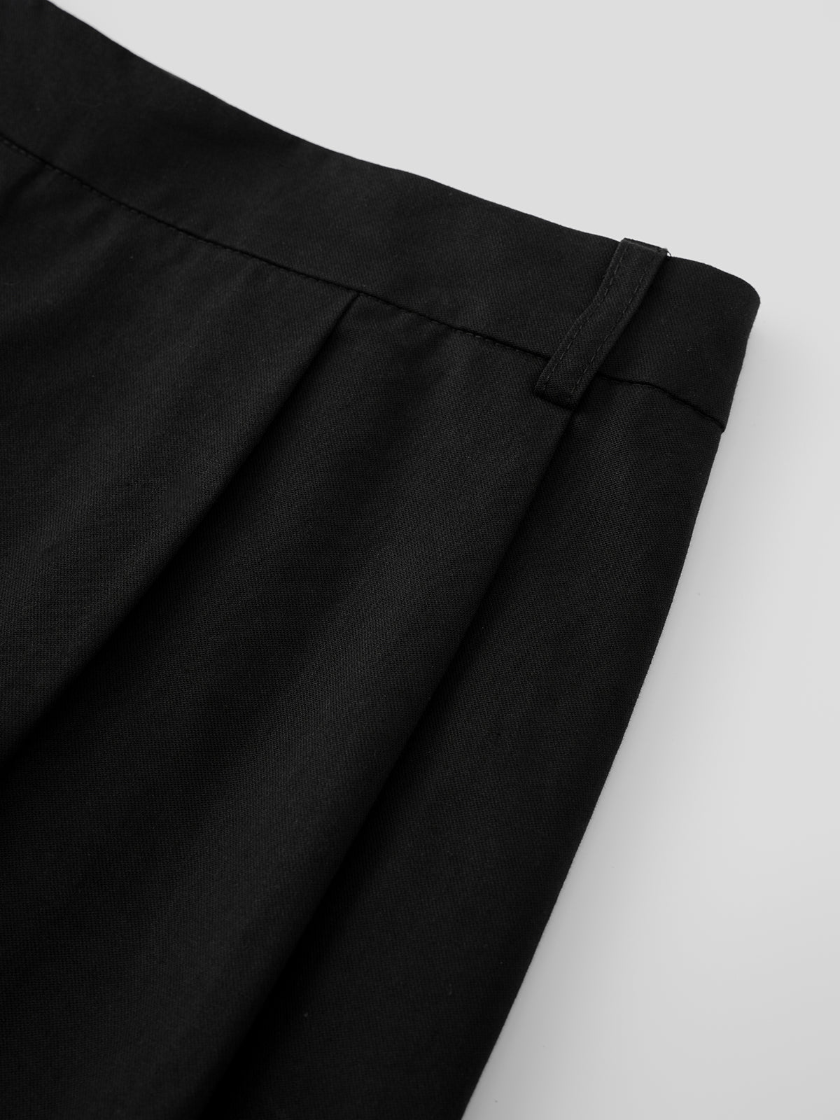 Pocket Drape Skirt - Coal Shade