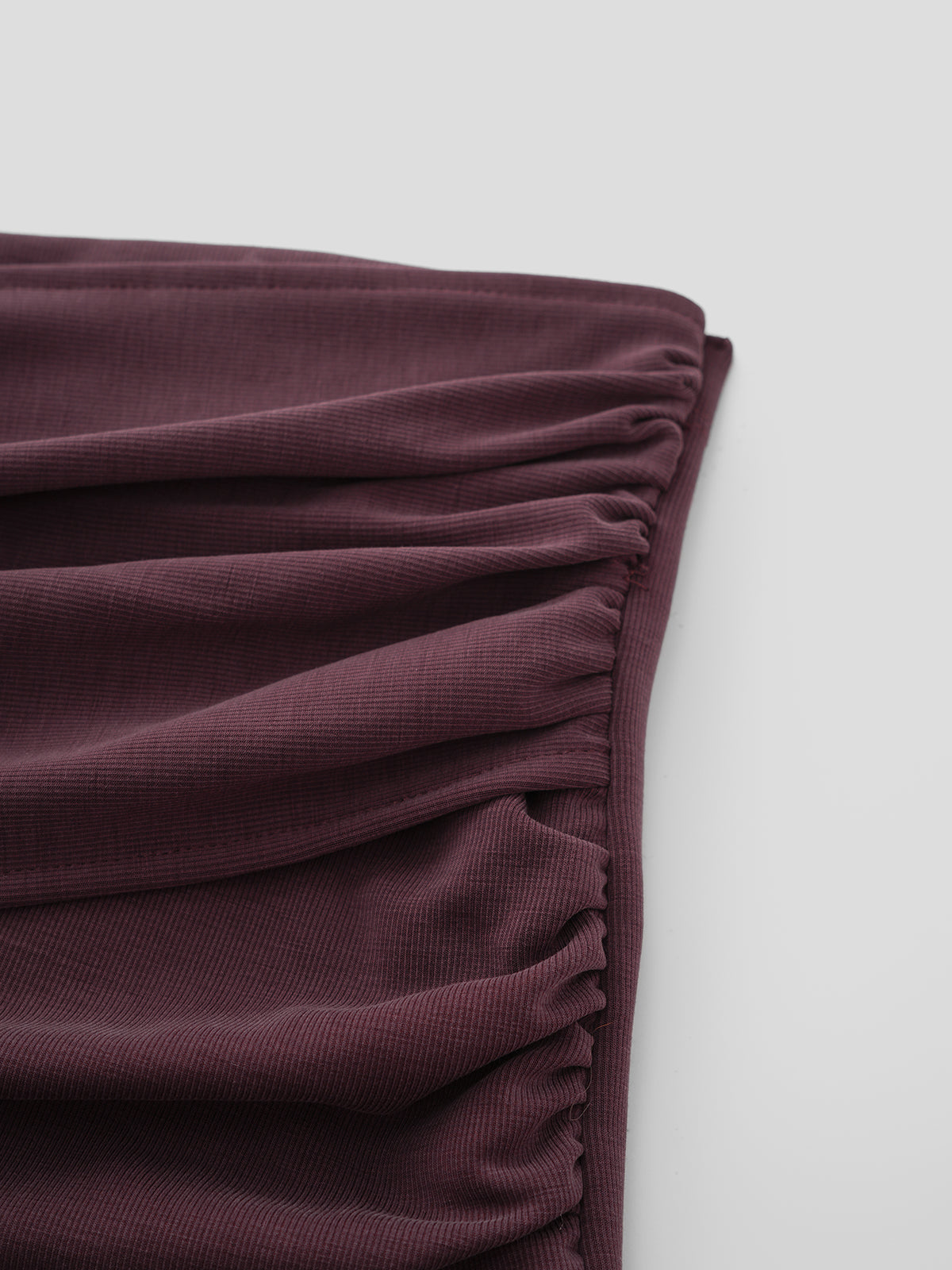 Wrap Knot Yoga Pants - Wine Red