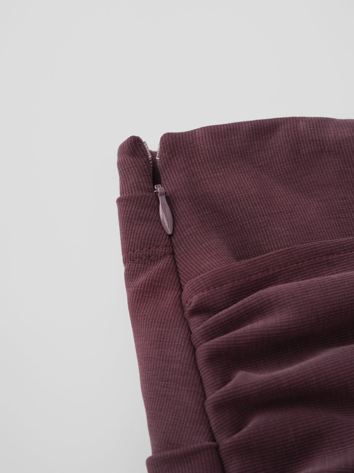 Wrap Knot Yoga Pants - Wine Red