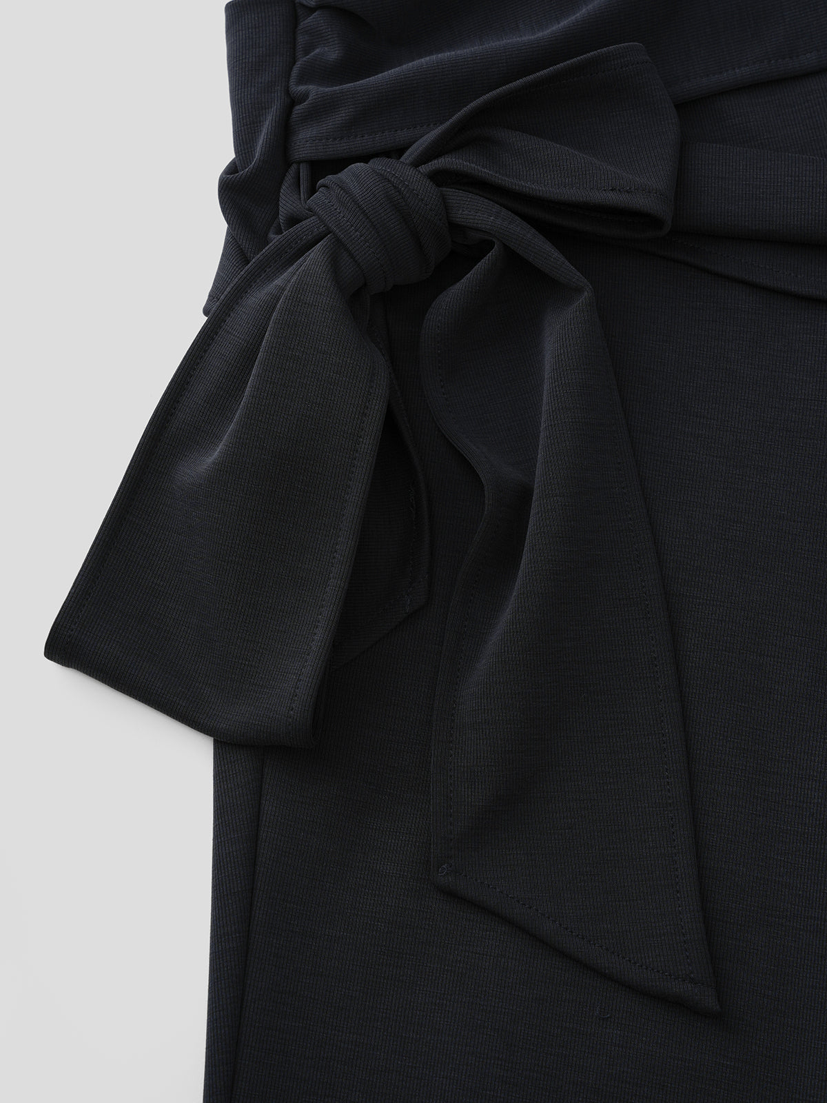 Wrap Knot Yoga Pants - Coal Shade