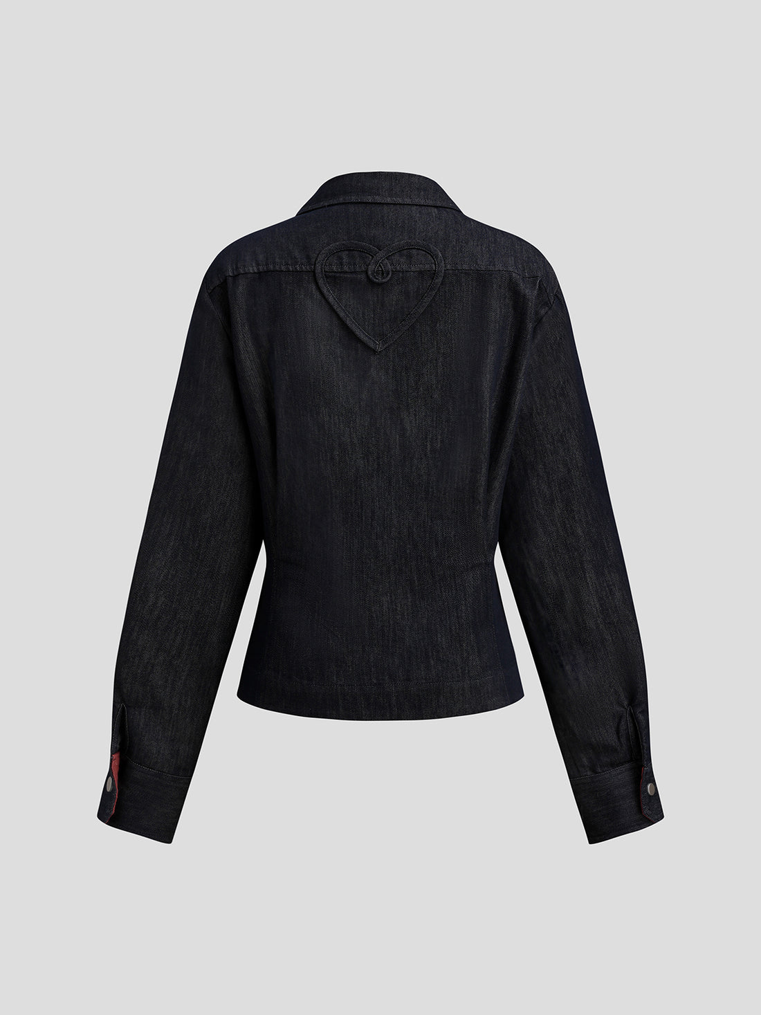 Midnight Stitch Shirt – Black Red