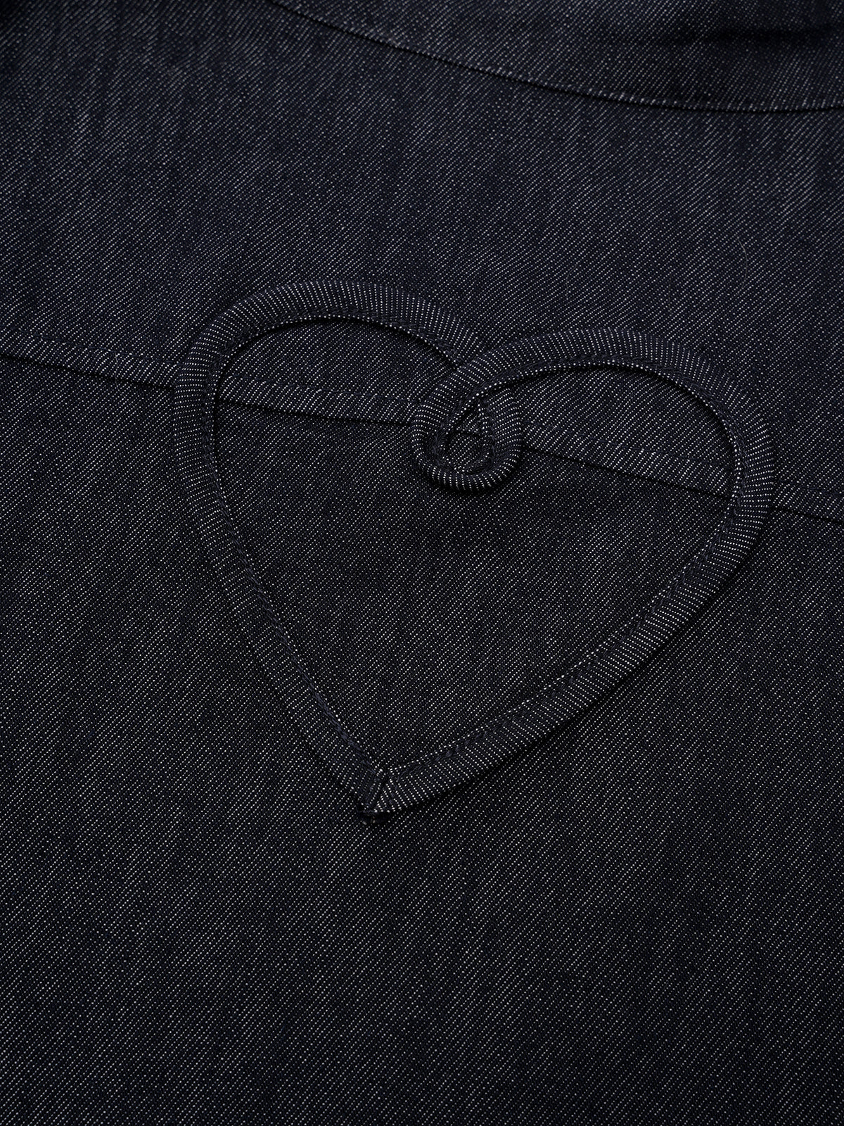 Midnight Stitch Shirt – Black Red