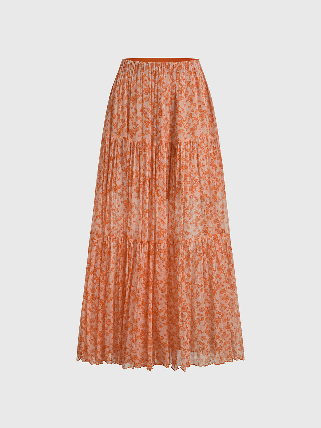 Feral Balance Draped Skirt – Rust Peach