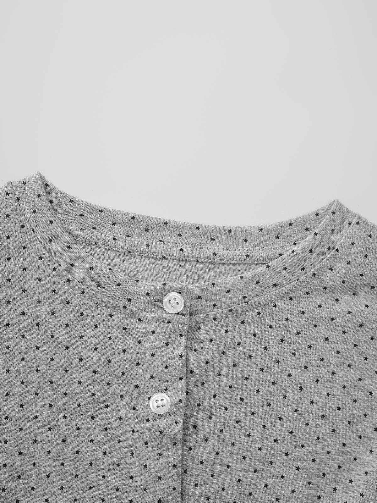 Metro Frill Top – Dot Grey