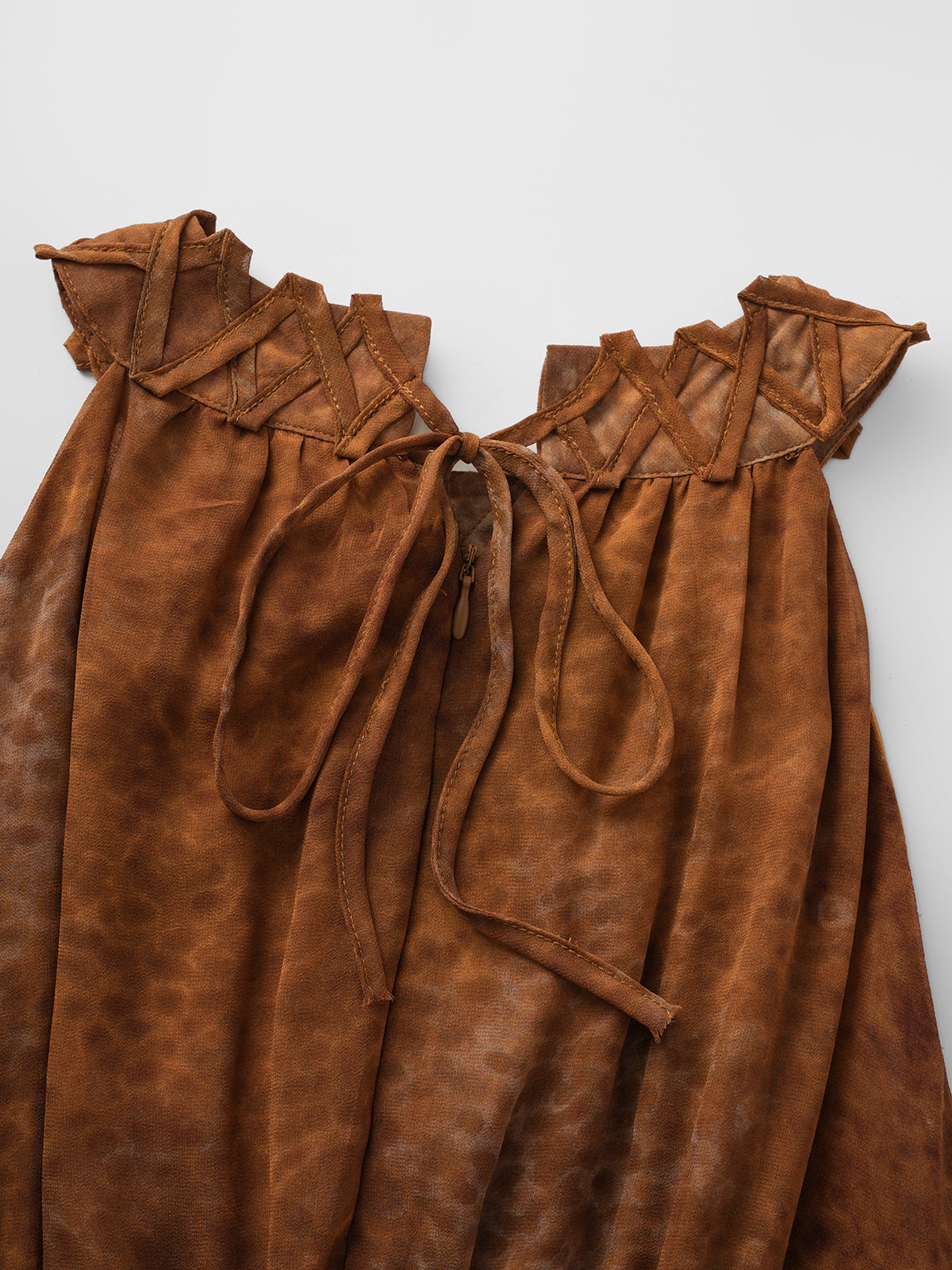 Top Line Leopard Halter Maxi Dress – Rust Gold