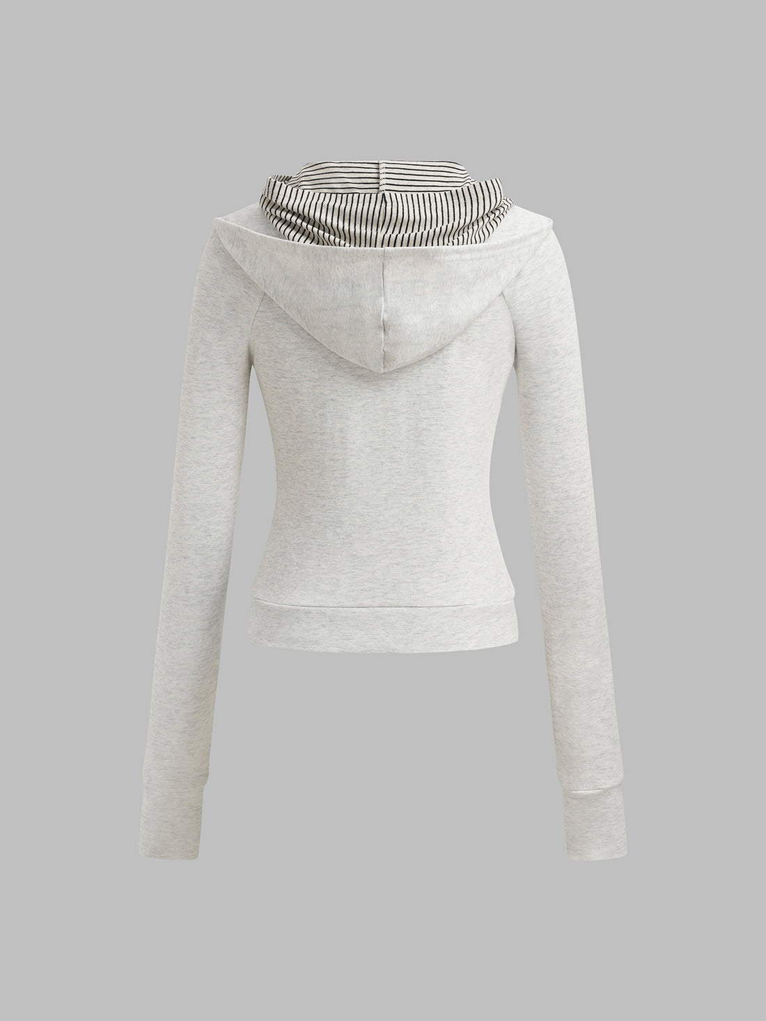 Hidden Liner Hoodie - White Ash