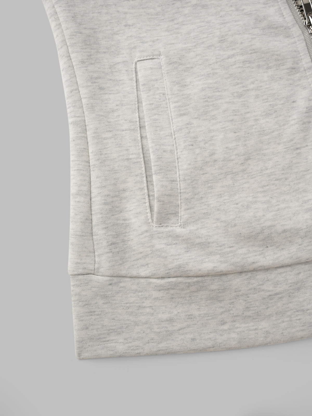 Hidden Liner Hoodie - White Ash