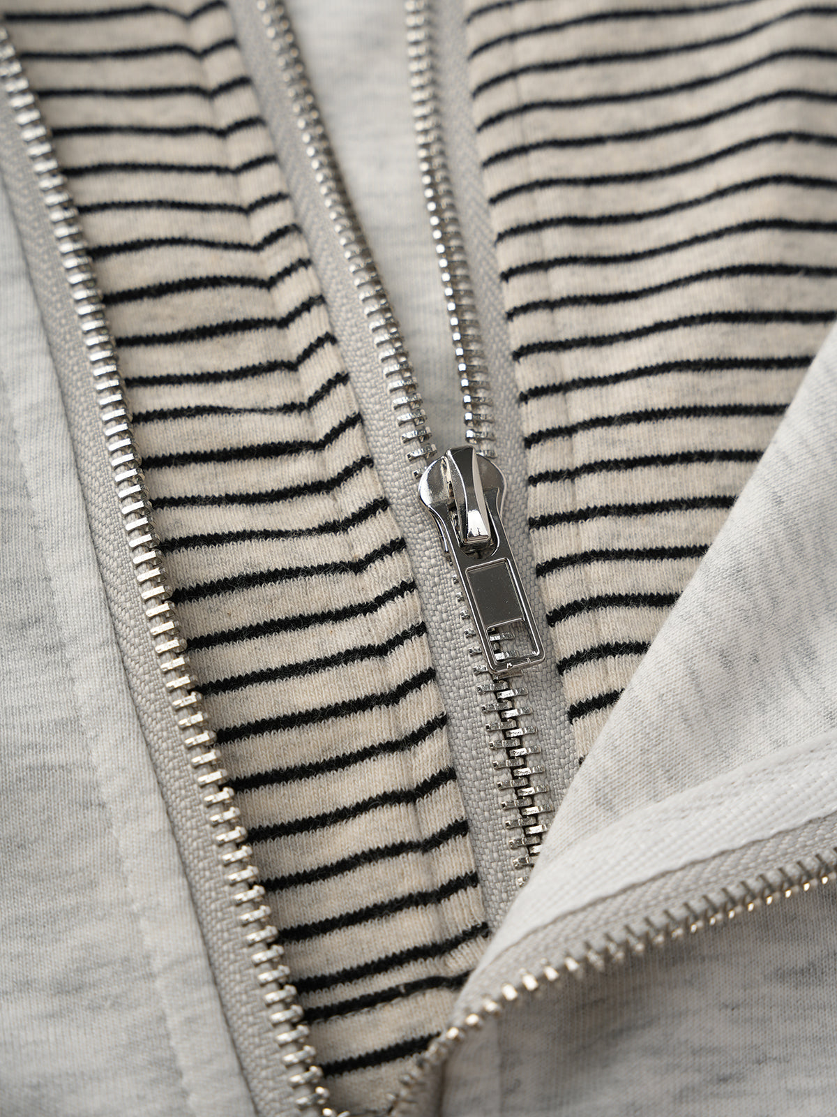 Hidden Liner Hoodie - White Ash