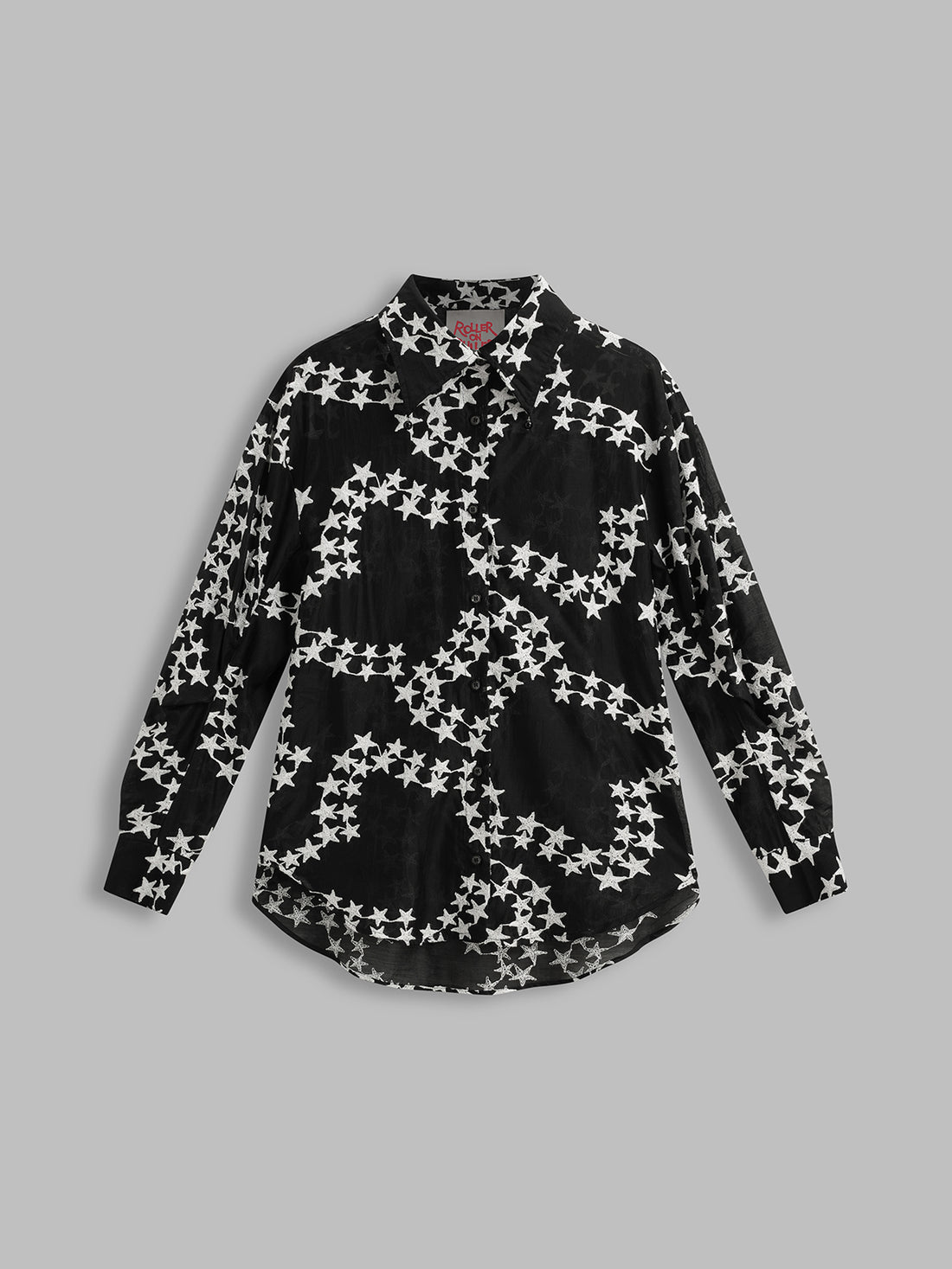 Starry Crowd Shirt – Black White