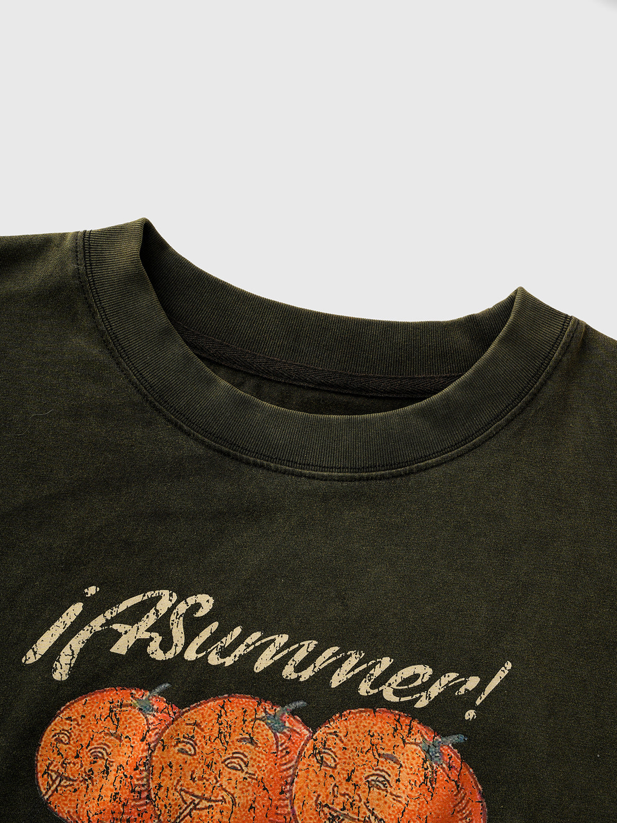 Supermarket Inside Job Layered Top – Charcoal Black