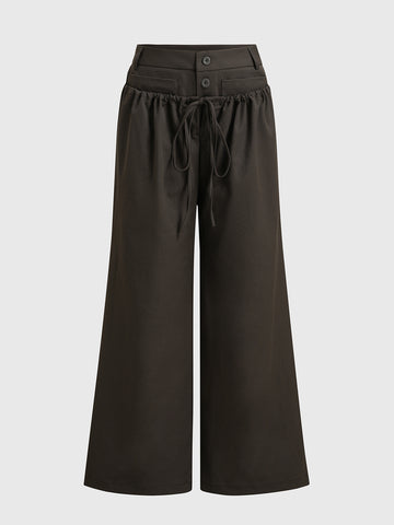 Velvet Trace Pants – Coffee Brown