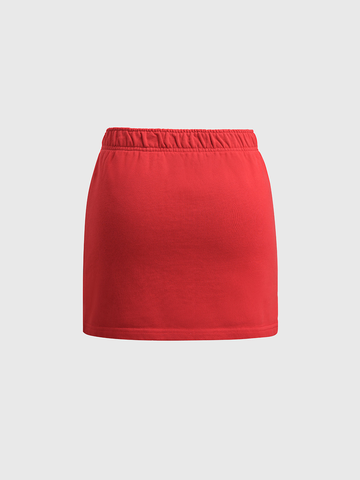 Cloud Play Skirt - Cherry Red