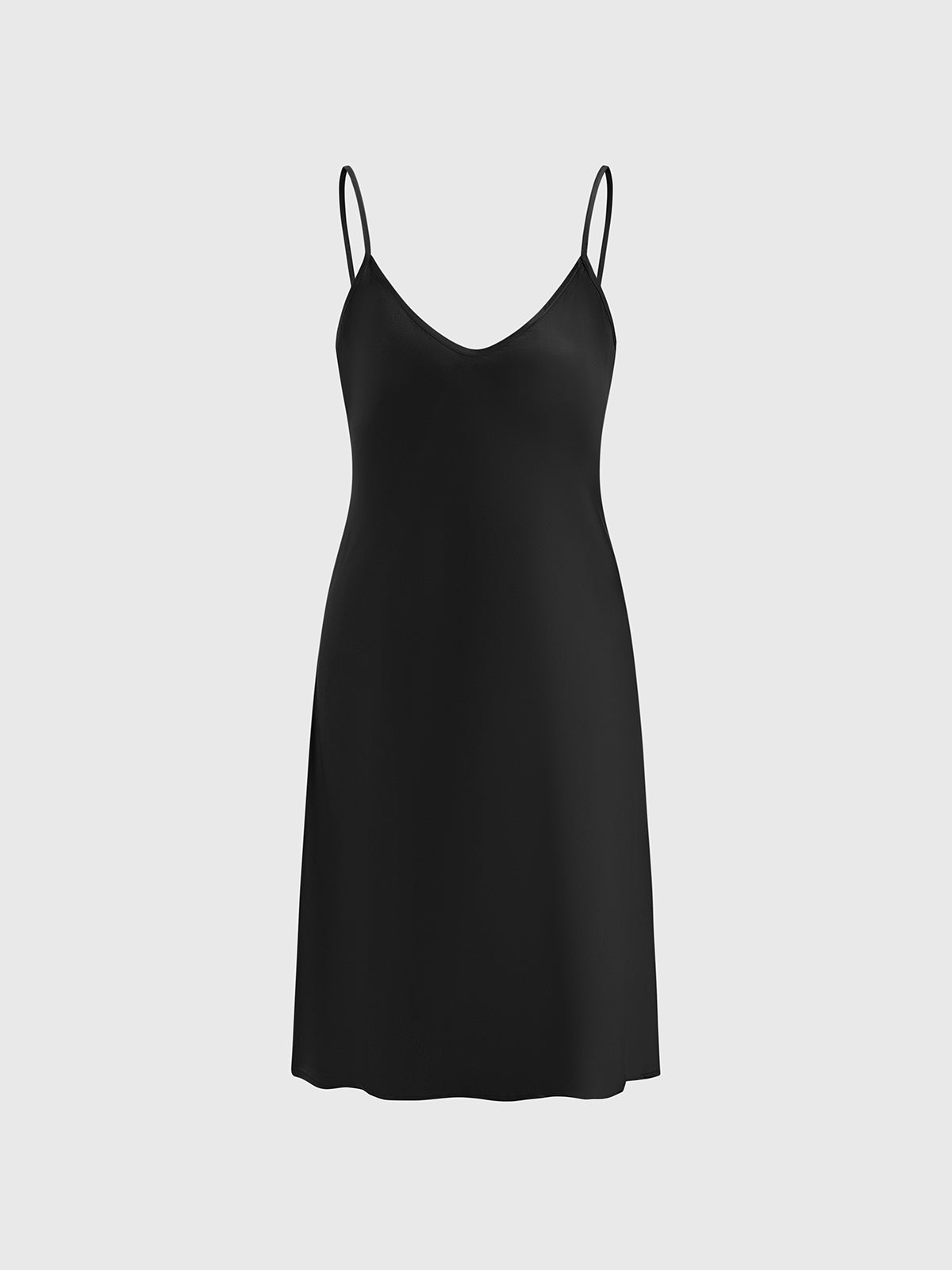 Clear Intent Sheer Column Maxi Dress – Ink Black