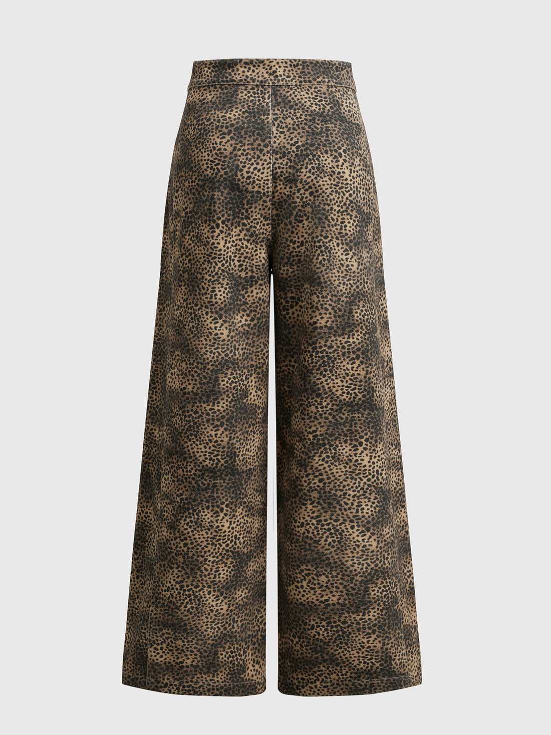 Leopard Wide-Leg Pants