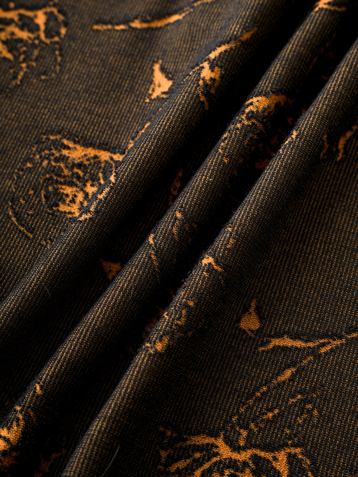 Heat Trace Contrast Sleeve Top – Burnt Umber