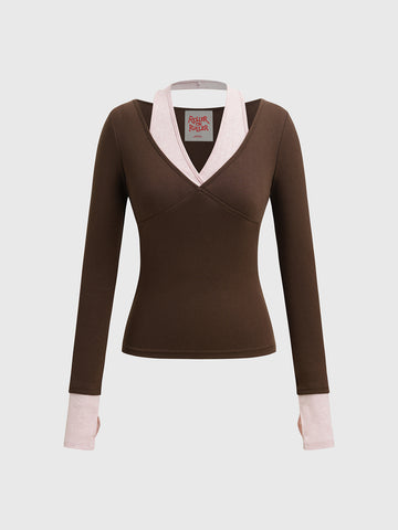 Peak Hour Sleeve Top - Coca Pink