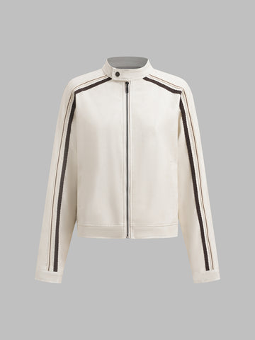Velvet Rush Jacket - Beige Bliss