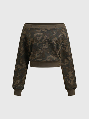 Camouflage Queen Sweater - Army Chic