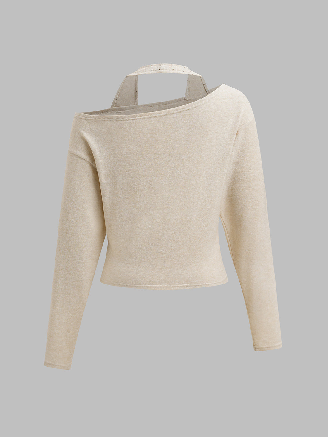 Harmony Dots Top – Cream Beige