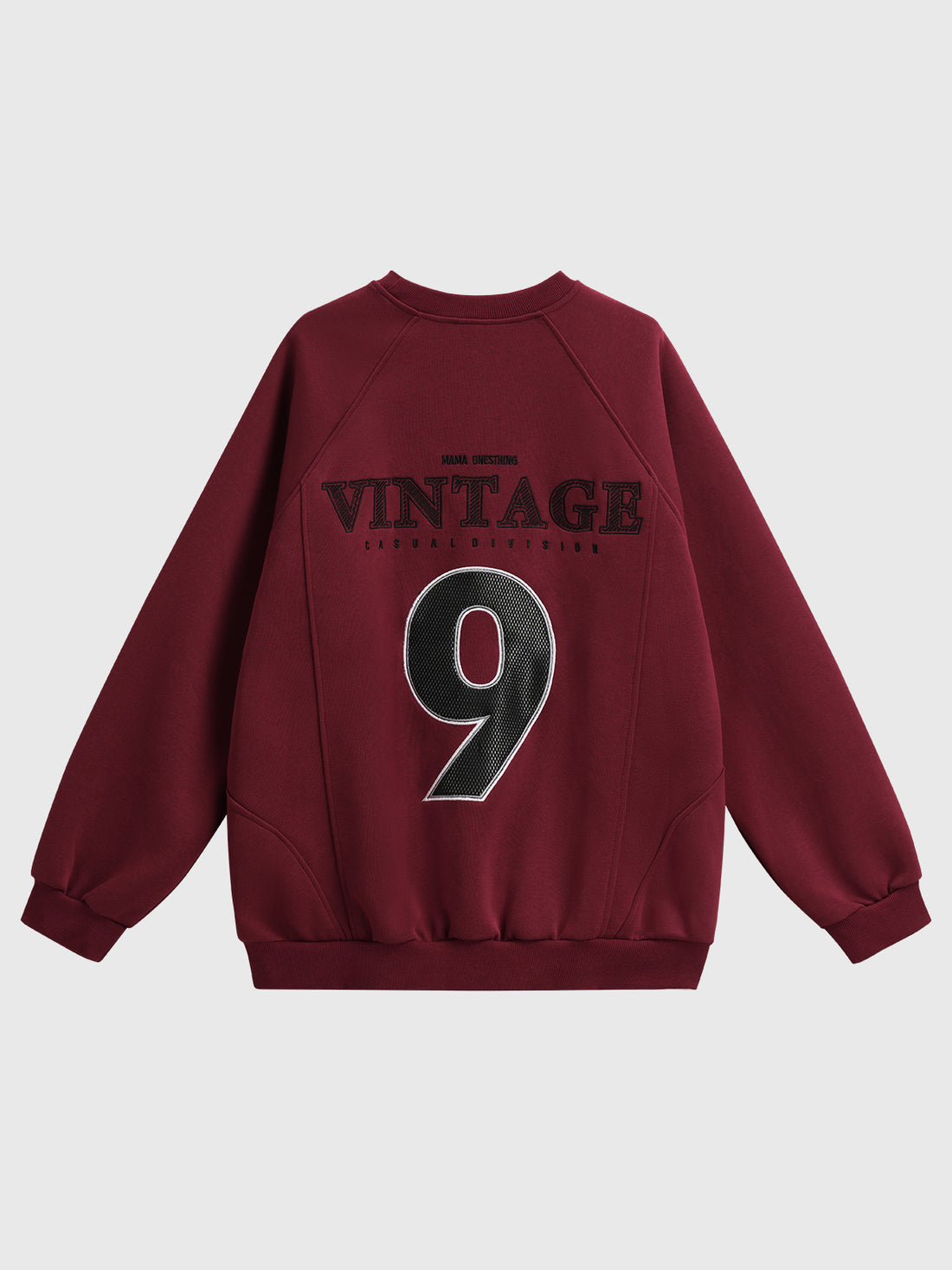 Heritage Nine Sweatshirt - Burgundy Red