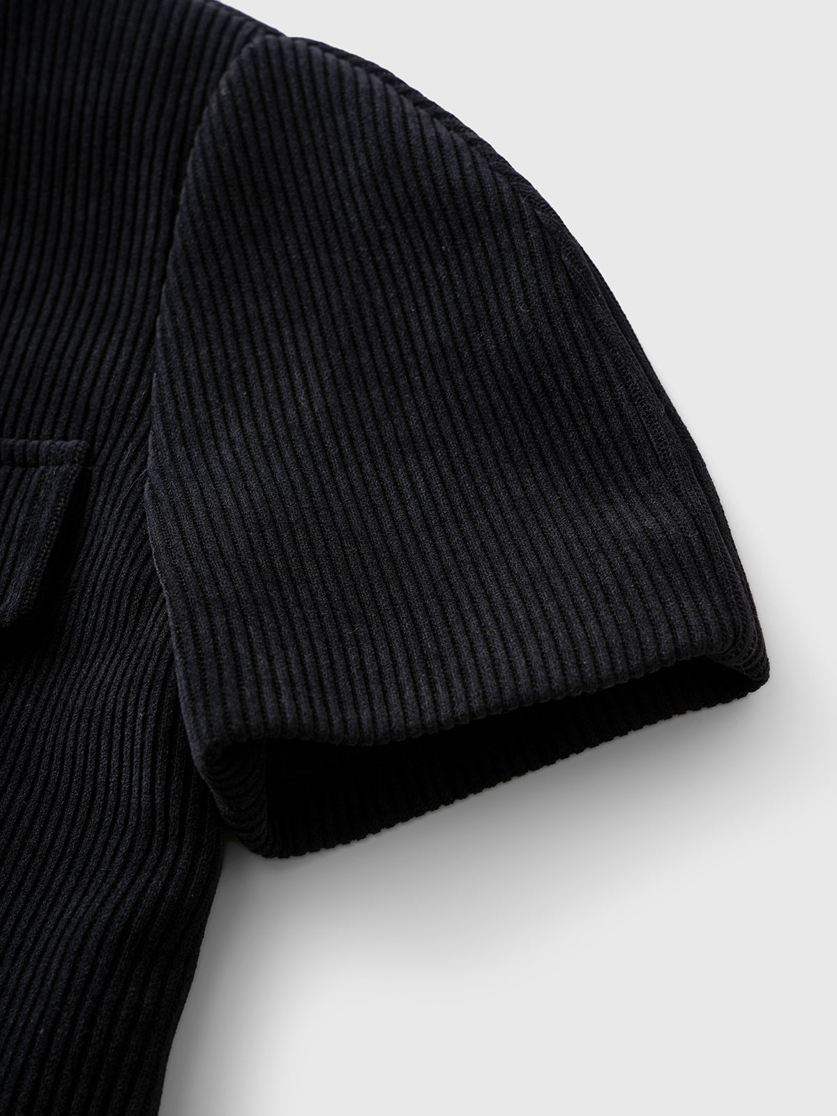 Brick Lane Skimming Ruched Short Sleeve Tee - Black
